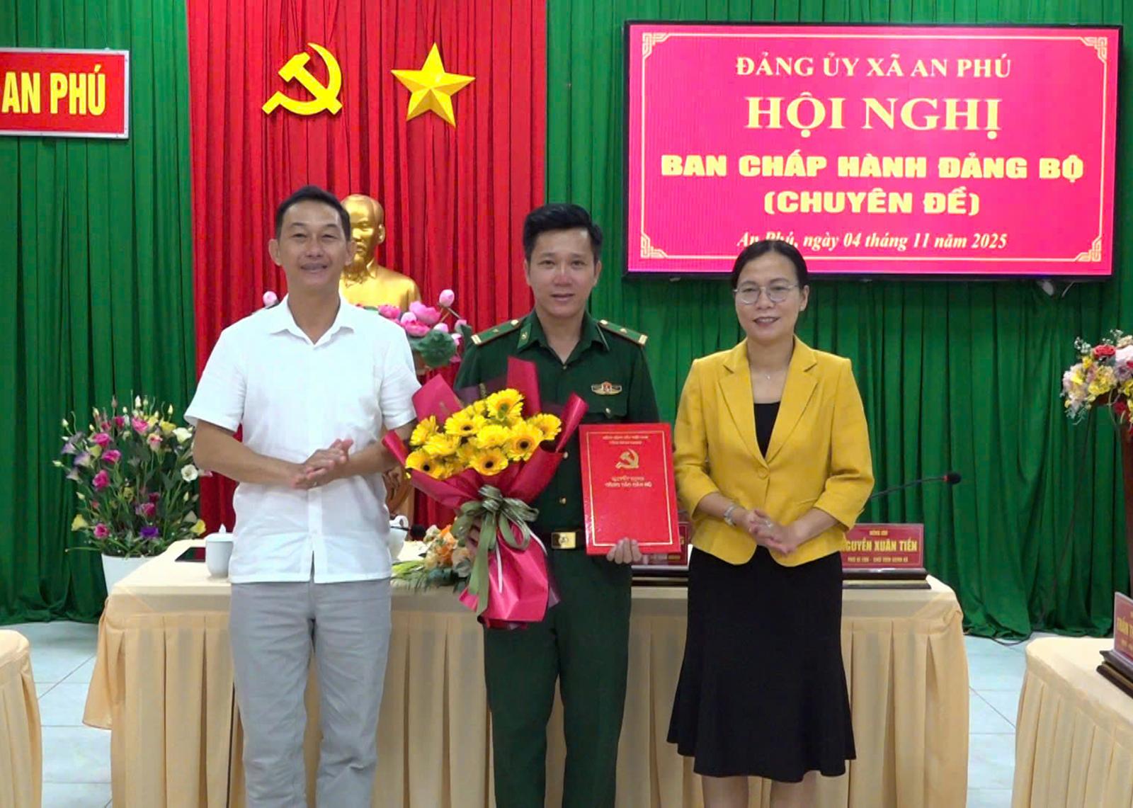 Đảng ủy xã An Phú triển khai nhiệm vụ tháng 11/2025