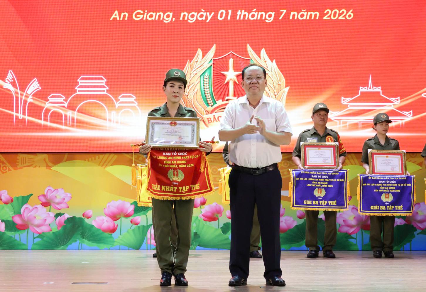 An Giang bế mạc Hội thi lực lượng tham gia bảo vệ an ninh trật tự ở cơ sở giỏi lần thứ I năm 2026