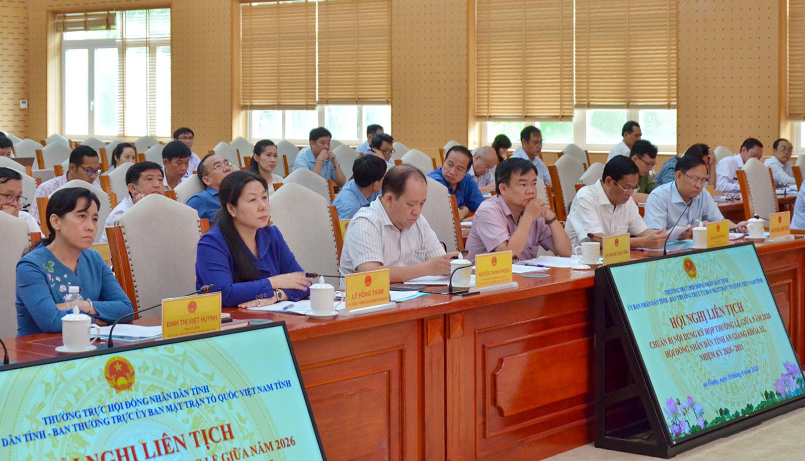 An Giang chuẩn bị kỳ họp thường lệ giữa năm 2026 HĐND tỉnh khóa XI
