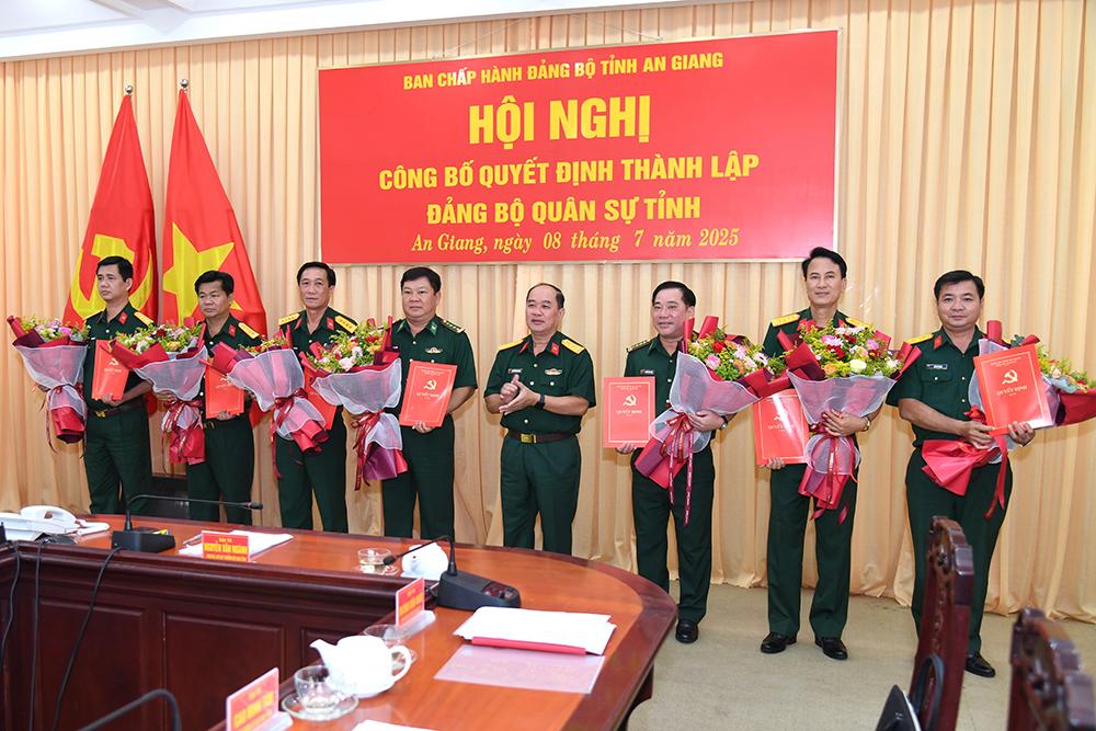 Thành lập Đảng bộ Quân sự tỉnh An Giang