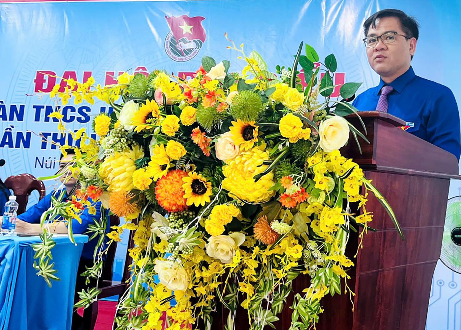 Đại hội đại biểu Đoàn Thanh niên Cộng sản Hồ Chí Minh xã Núi Cấm lần thứ I