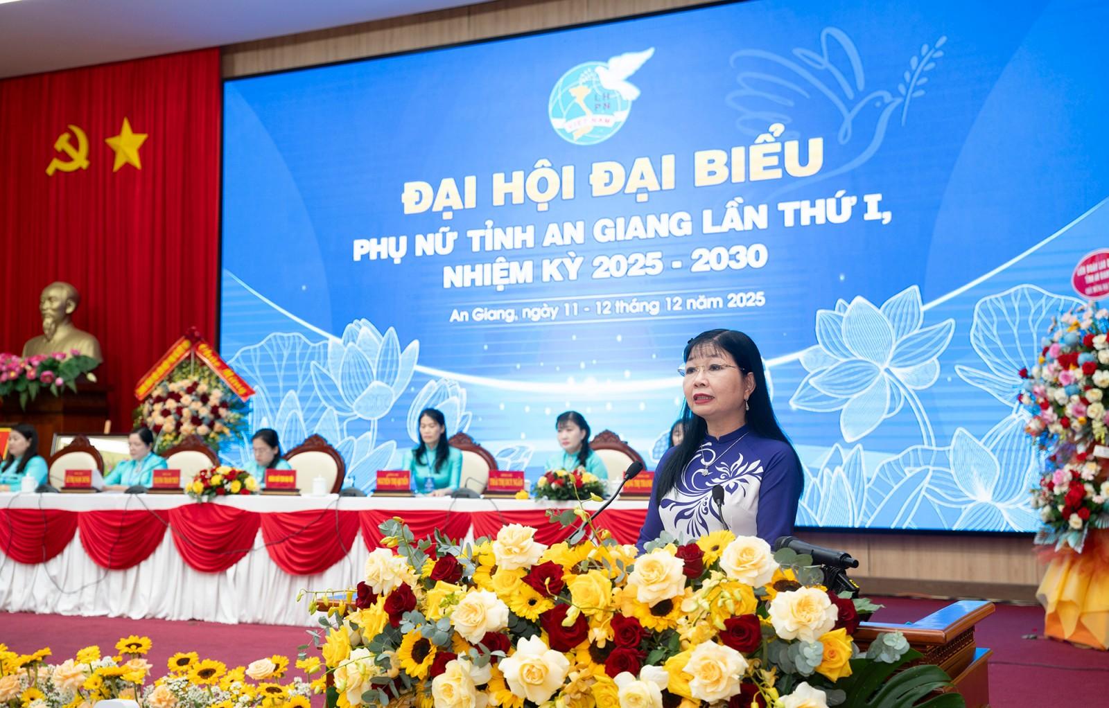 Đồng chí Trương Thanh Thúy giữ chức Chủ tịch Hội Liên hiệp Phụ nữ tỉnh An Giang nhiệm kỳ 2025 - 2030