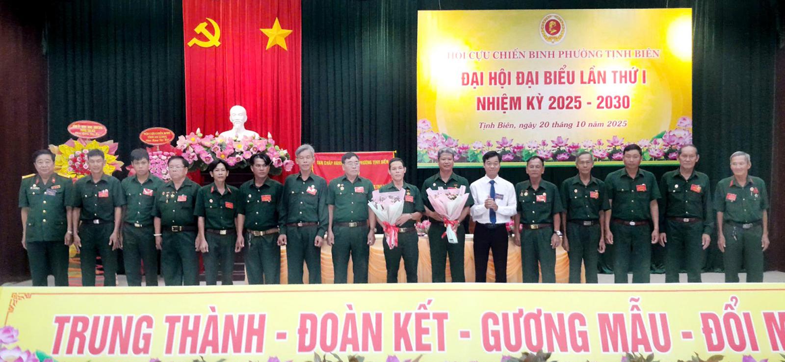 Đại hội đại biểu Cựu chiến binh phường Tịnh Biên nhiệm kỳ 2025 - 2030