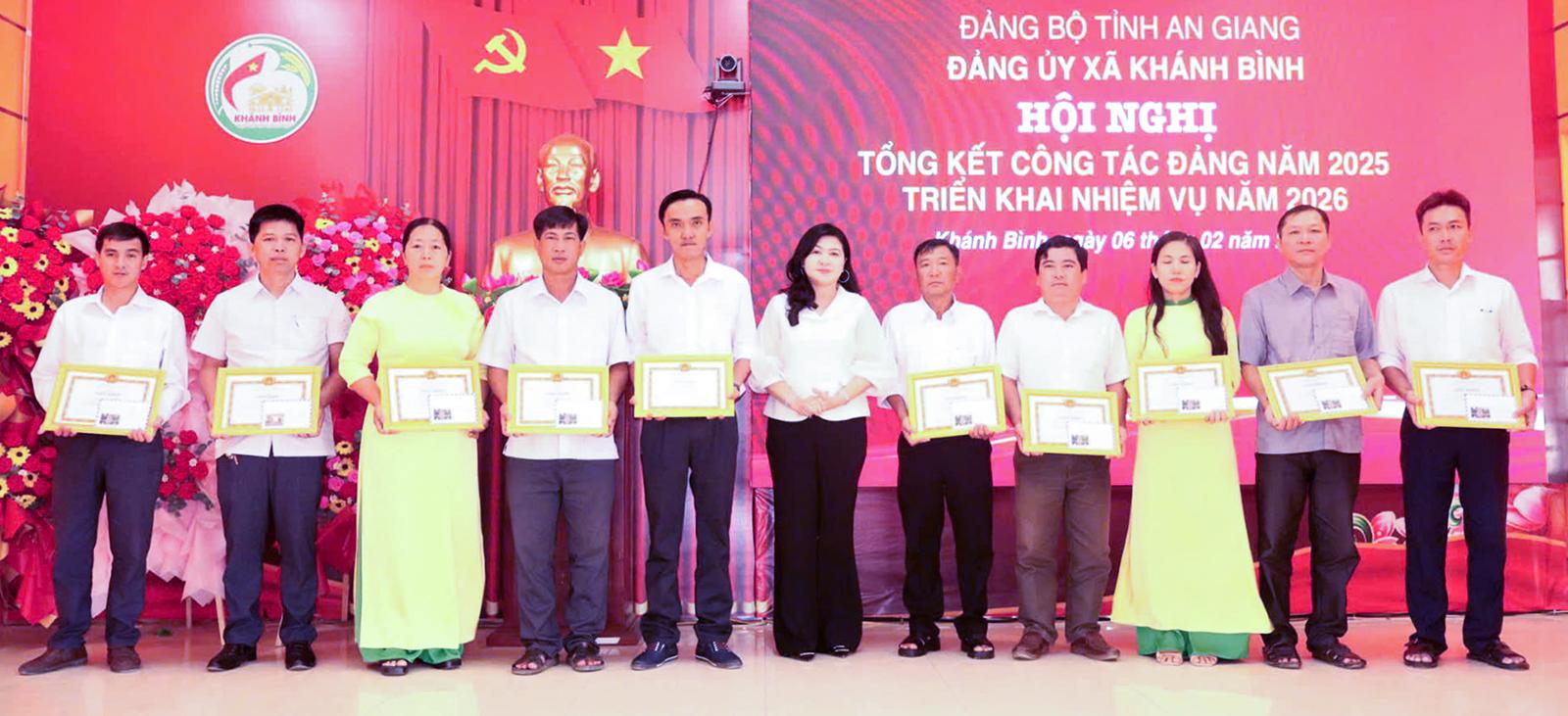 Đảng ủy xã Khánh Bình triển khai nhiệm vụ năm 2026
