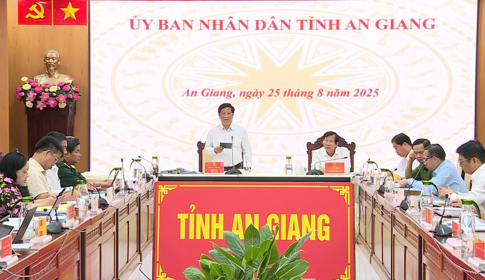 Chủ tịch UBND tỉnh An Giang chỉ đạo đảm bảo an ninh, trật tự dịp Lễ Quốc khánh