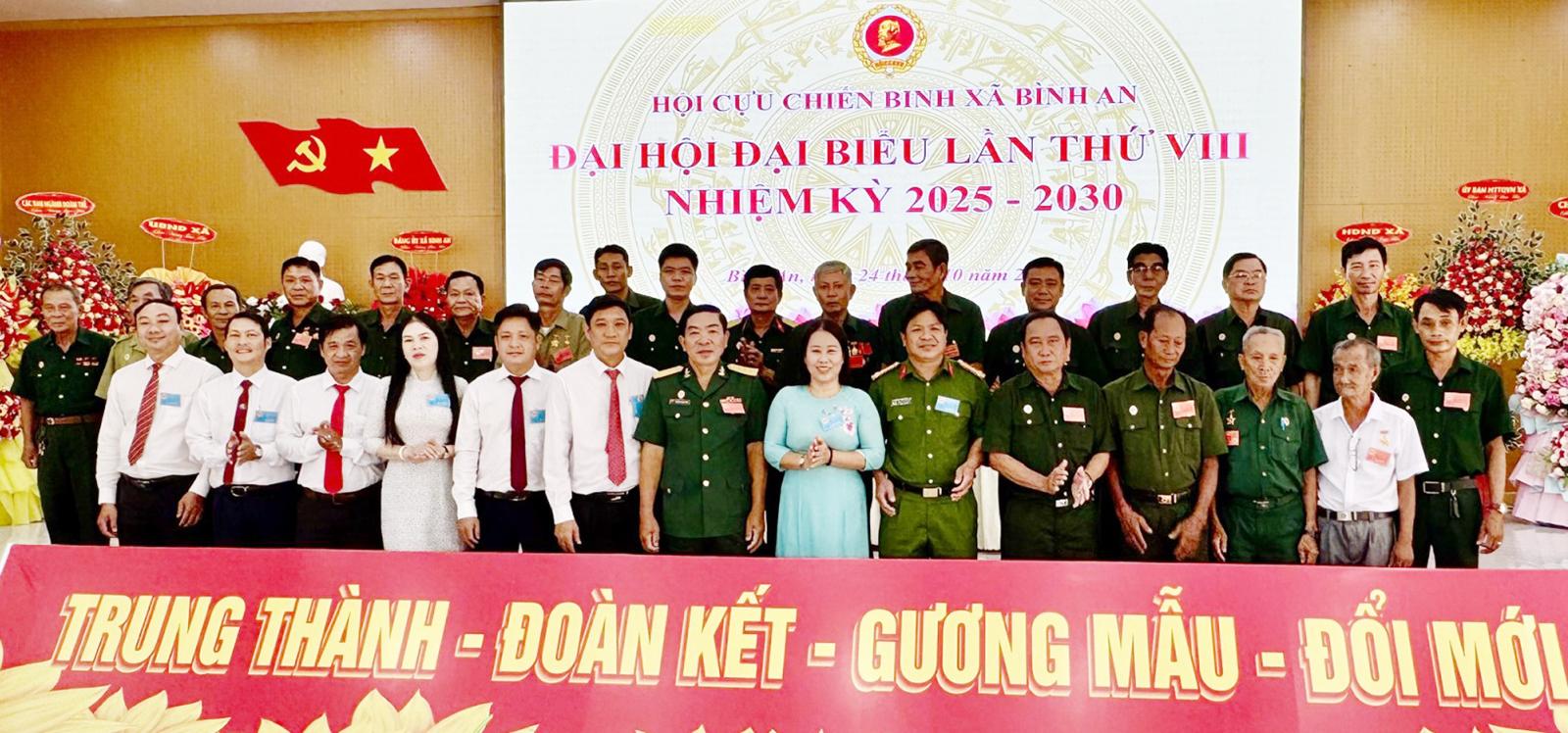 Đại hội đại biểu Hội Cựu chiến binh xã Bình An, nhiệm kỳ 2025 - 2030