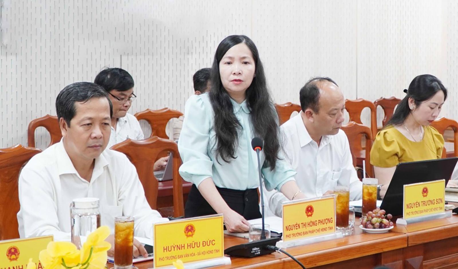 Thường trực HĐND tỉnh An Giang cho ý kiến nhiều nội dung quan trọng