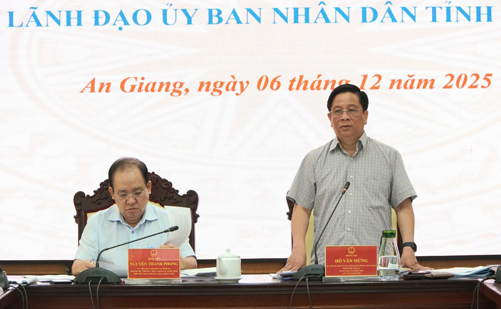 UBND tỉnh An Giang kiểm điểm, xếp loại năm 2025: Hoàn thành tốt nhiệm vụ trọng tâm