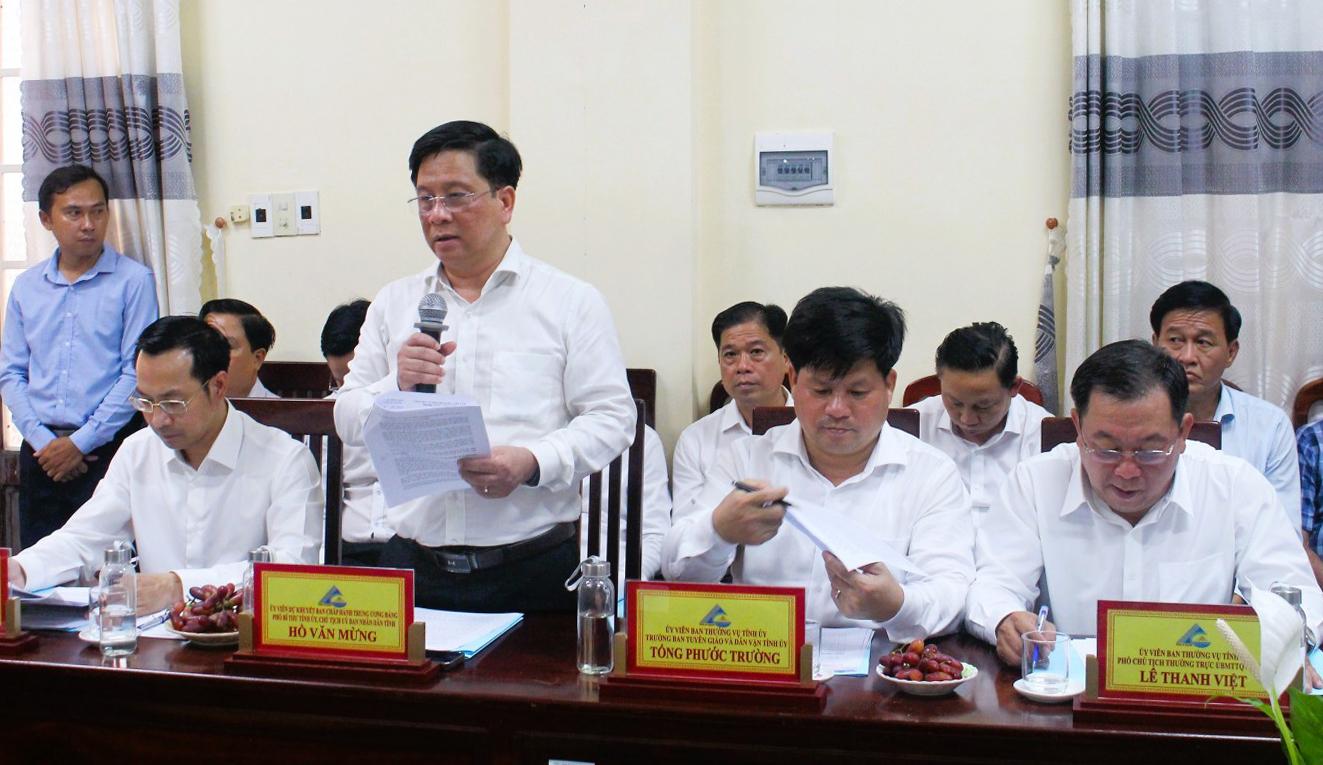 Phó Thủ tướng Chính phủ Bùi Thanh Sơn: Đưa An Giang thành trung tâm kết nối chiến lược vùng đồng bằng sông Cửu Long