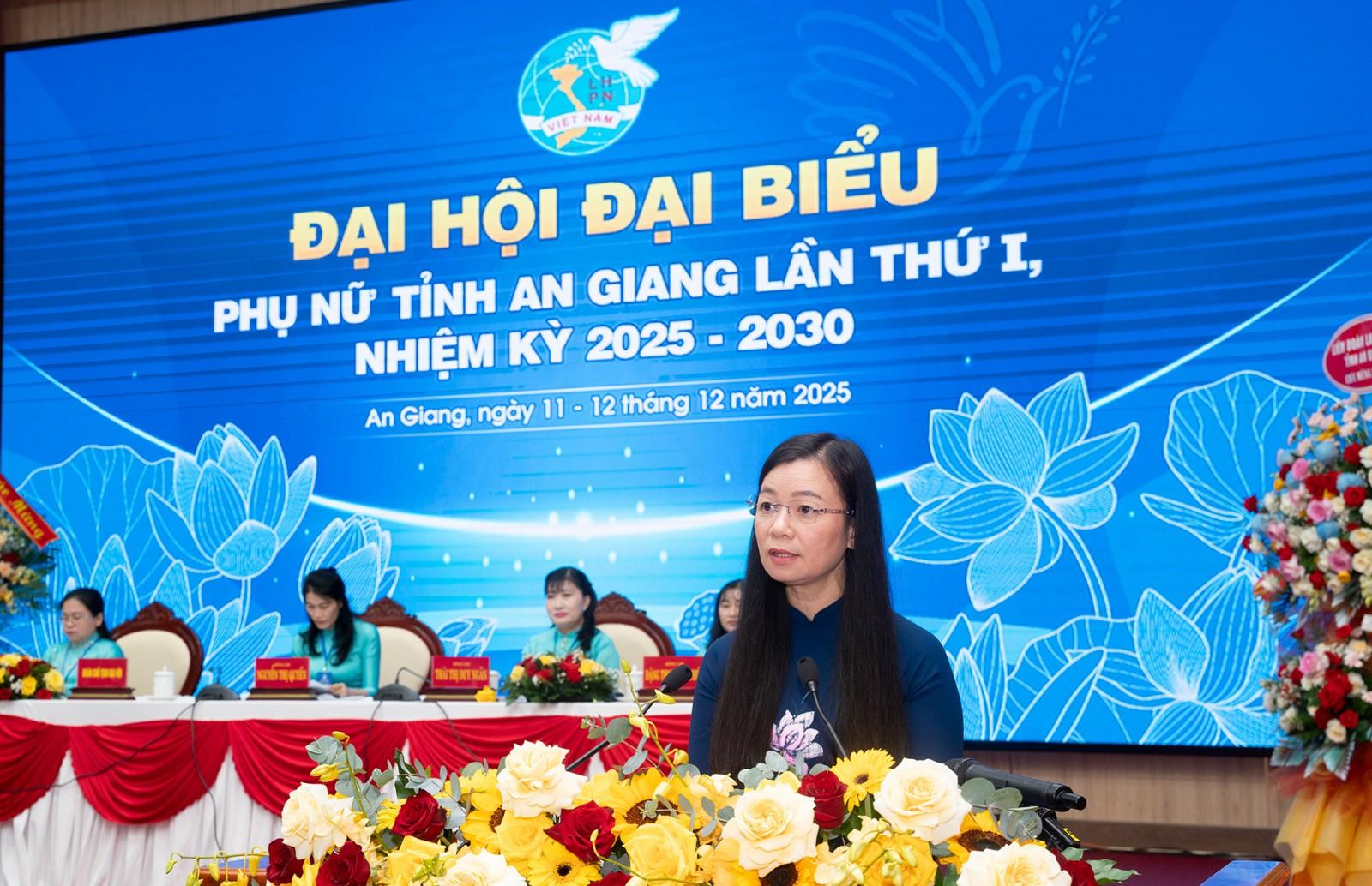 Đồng chí Trương Thanh Thúy giữ chức Chủ tịch Hội Liên hiệp Phụ nữ tỉnh An Giang nhiệm kỳ 2025 - 2030