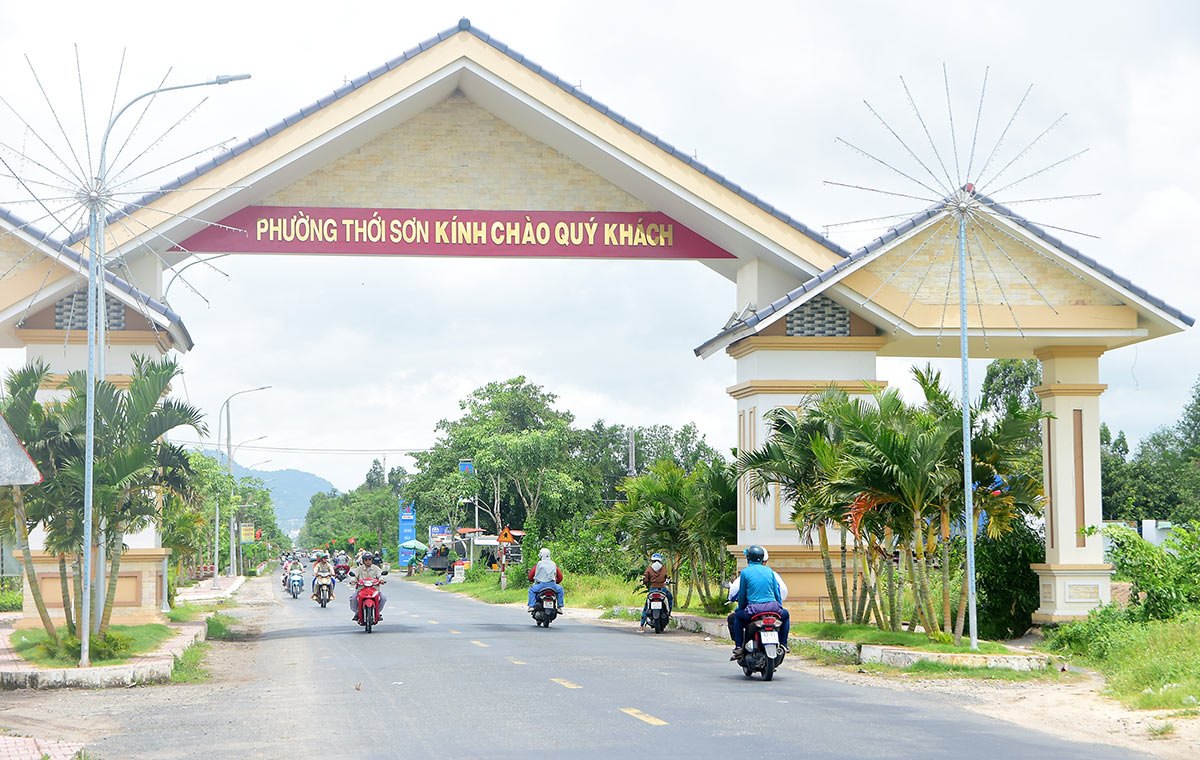 Thới Sơn bứt phá, hướng đến đô thị văn minh