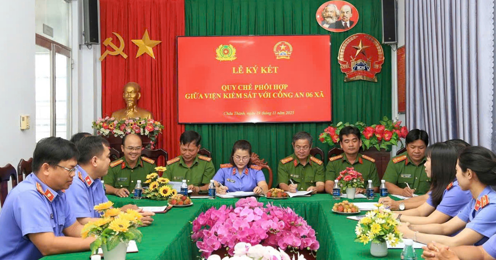 Các đơn vị ký kết Quy chế với Viện Kiểm sát nhân dân Khu vực 3