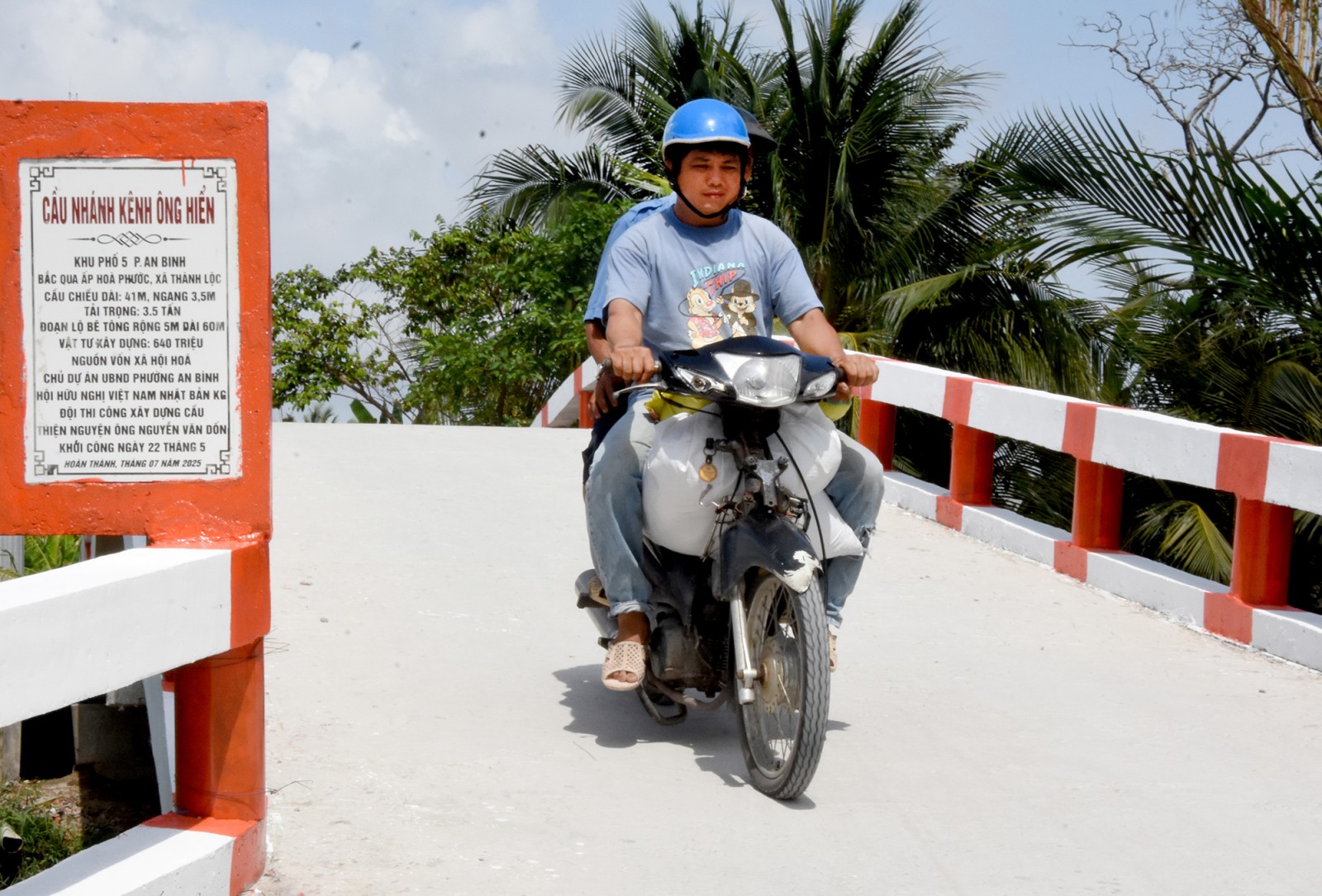 Khánh thành cầu nhánh kênh Ông Hiển