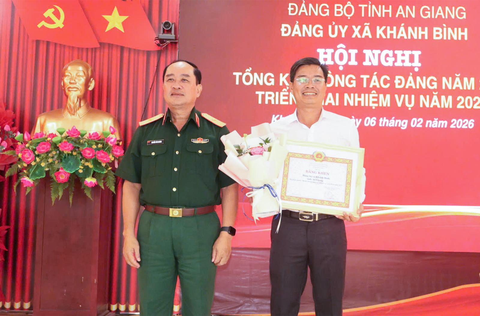 Đảng ủy xã Khánh Bình triển khai nhiệm vụ năm 2026