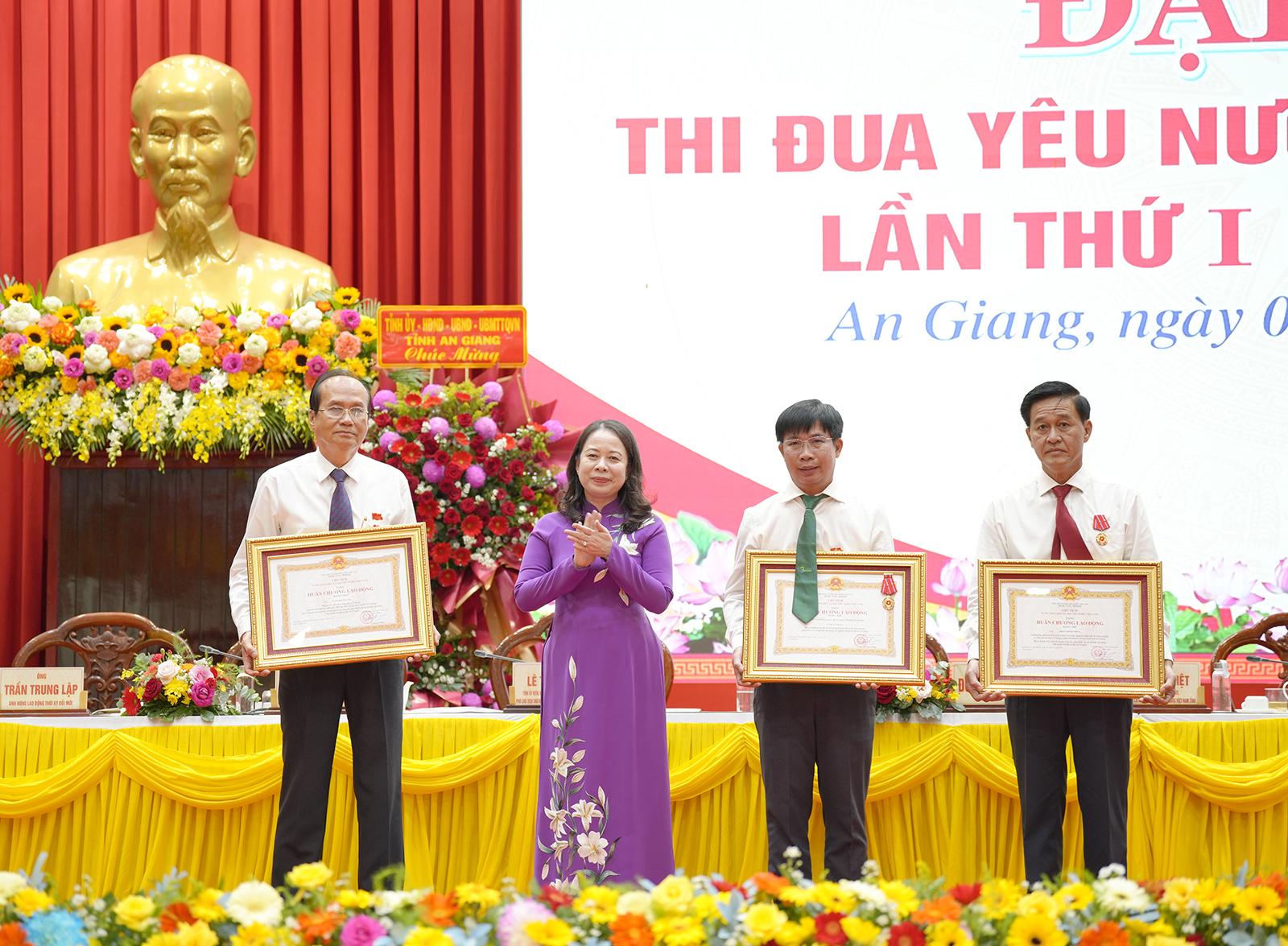 Tỉnh An Giang long trọng tổ chức Đại hội Thi đua yêu nước lần thứ I