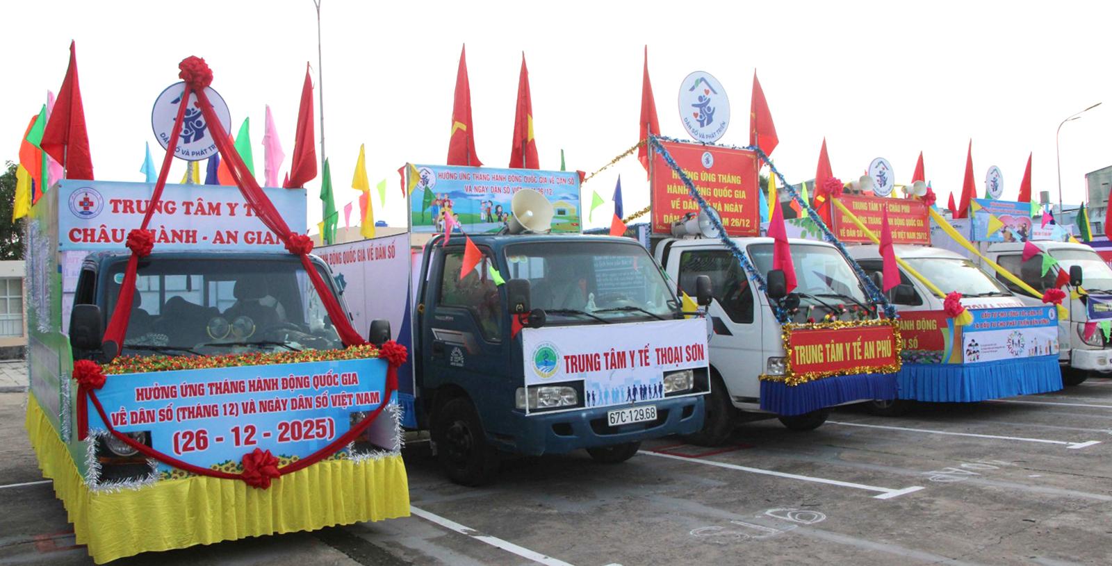 An Giang mít tinh hưởng ứng Tháng hành động quốc gia về dân số và Ngày Dân số Việt Nam 26/12