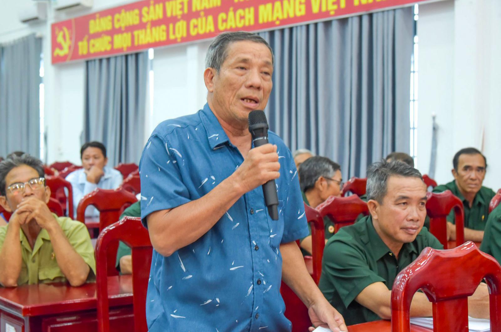Đối thoại với đoàn viên, hội viên và Nhân dân xã Vĩnh Phong