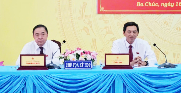 HĐND xã Ba Chúc thông qua nguồn vốn thực hiện các chương trình mục tiêu quốc gia