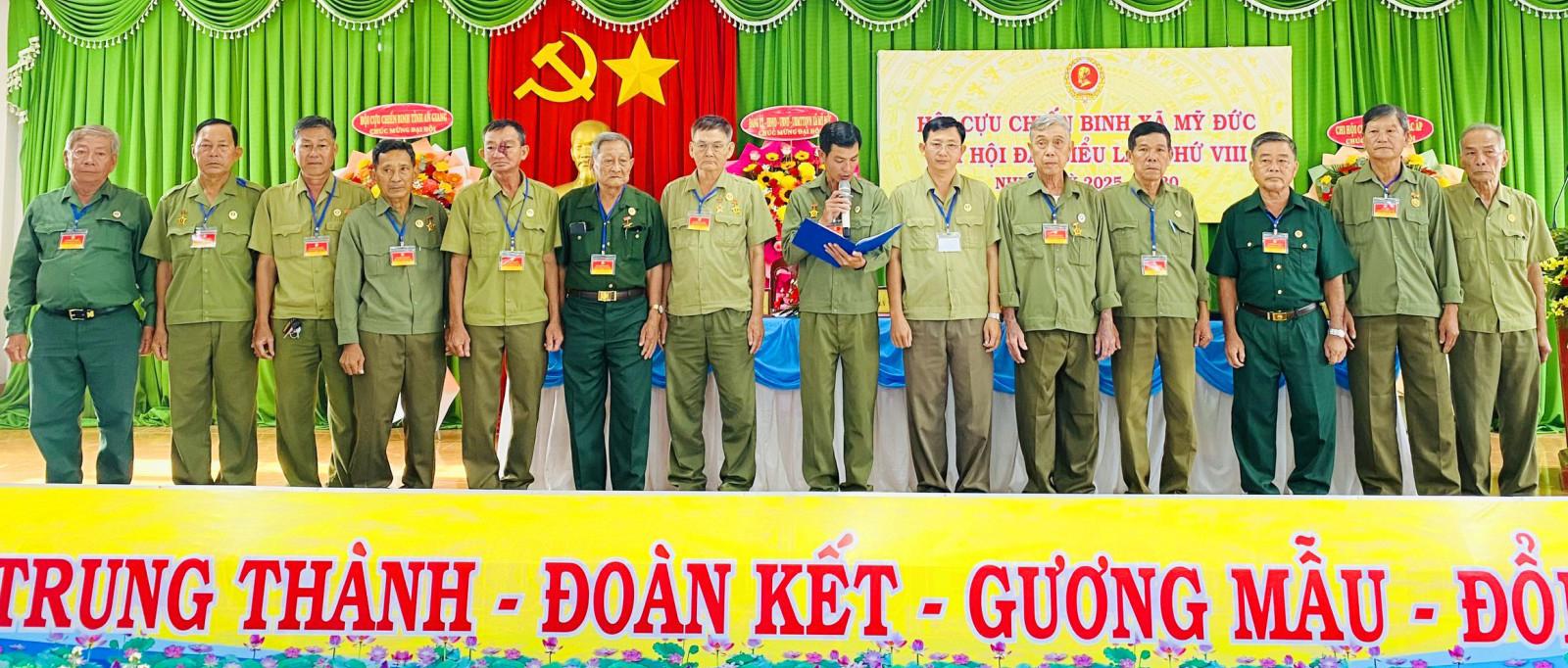 Đồng chí Lý Văn Lắm giữ chức Chủ tịch Hội Cựu chiến binh xã Mỹ Đức nhiệm kỳ 2025 - 2030