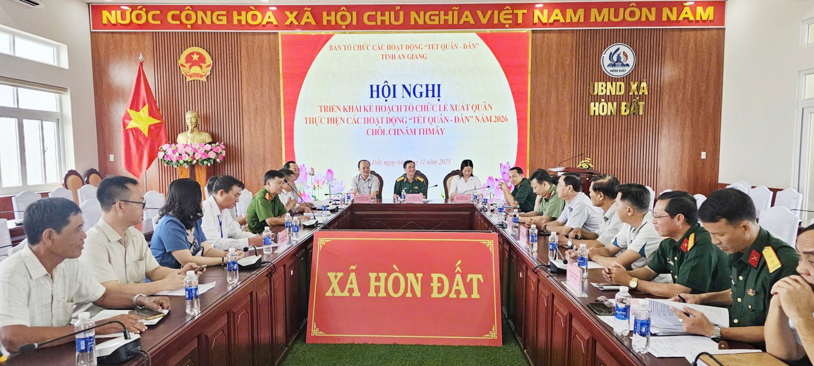 Dự kiến sáng 14/11, xuất quân Tết Quân - Dân năm 2026 Chôl Chnăm Thmây tại xã Hòn Đất