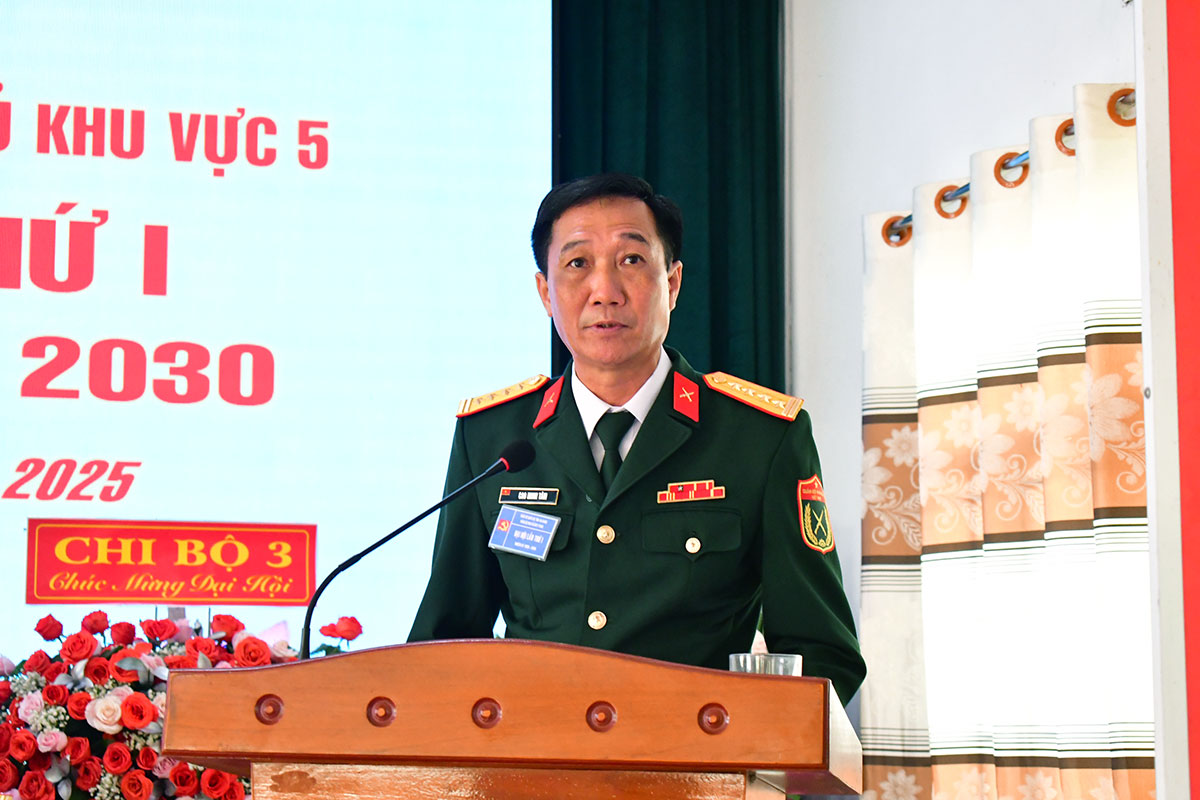 Đảng bộ Ban Chỉ huy phòng thủ Khu vực 5 đại hội lần thứ I