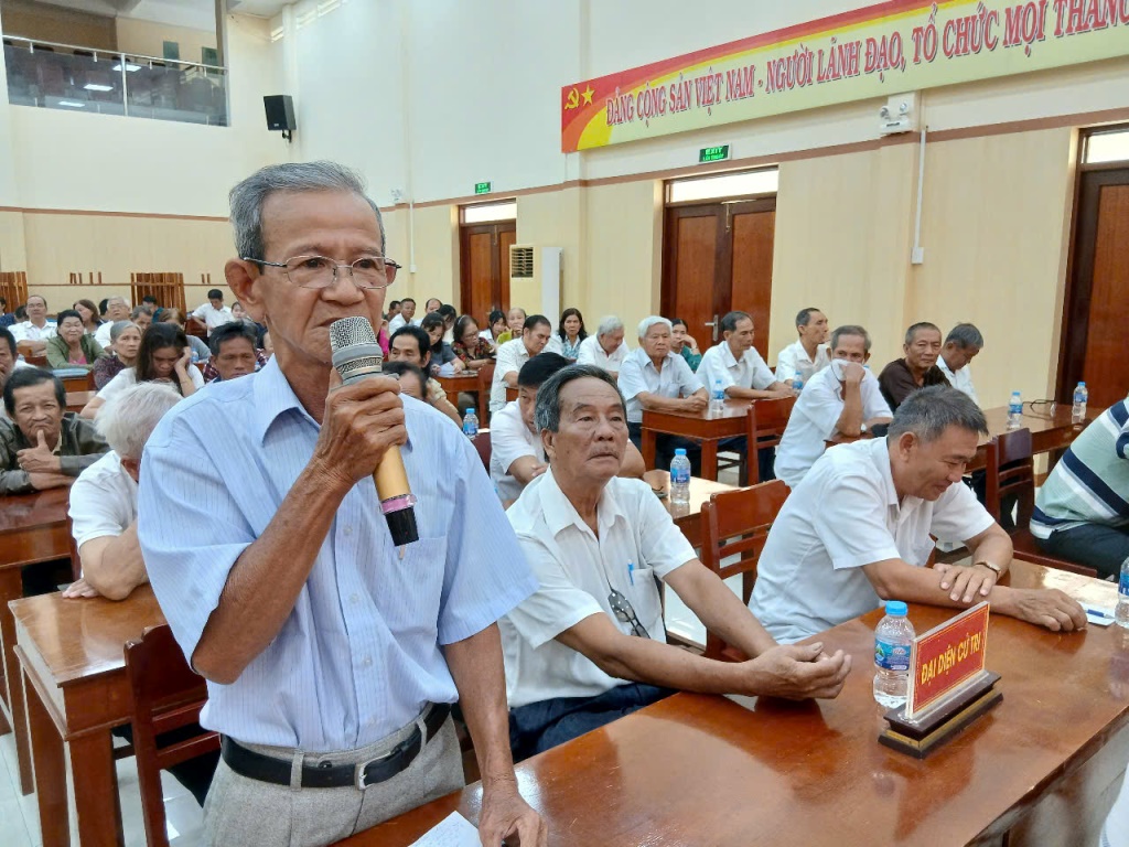 Cử tri tỉnh An Giang gửi gắm nhiều ý kiến sau sáp nhập đơn vị hành chính