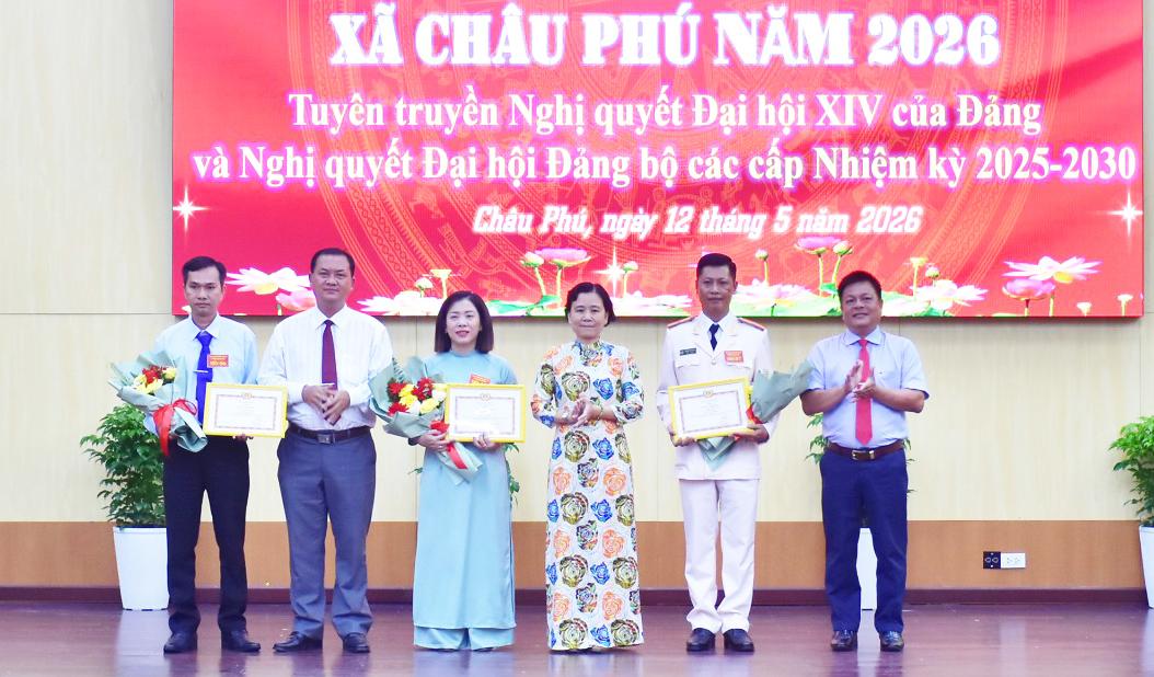 Xã Châu Phú tổ chức hội thi tuyên truyền viên giỏi năm 2026