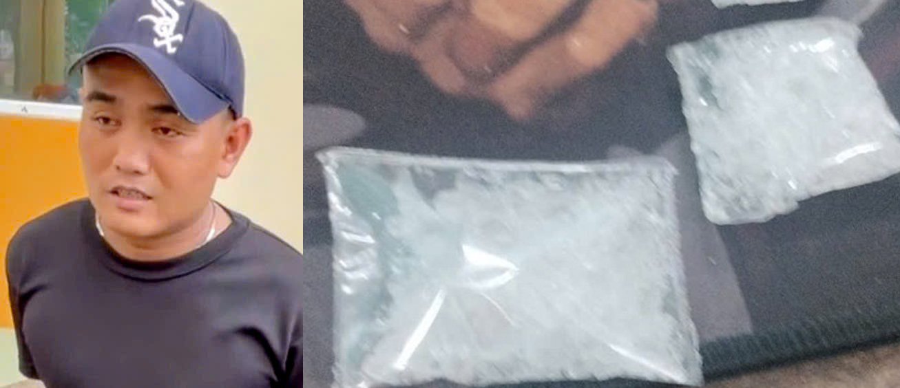 Công an phường Rạch Giá bắt quả tang 2 đối tượng tàng trữ trái phép chất ma túy