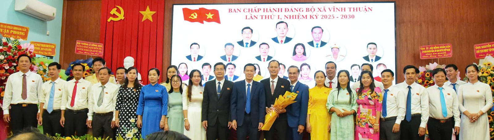 Đại hội Đảng bộ xã Vĩnh Thuận nhiệm kỳ 2025 - 2030