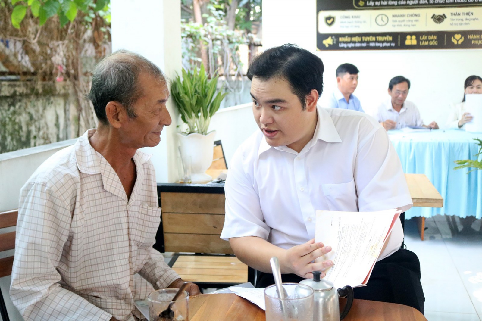 Xã An Châu ra mắt mô hình “Cà phê công vụ - vì dân phục vụ”