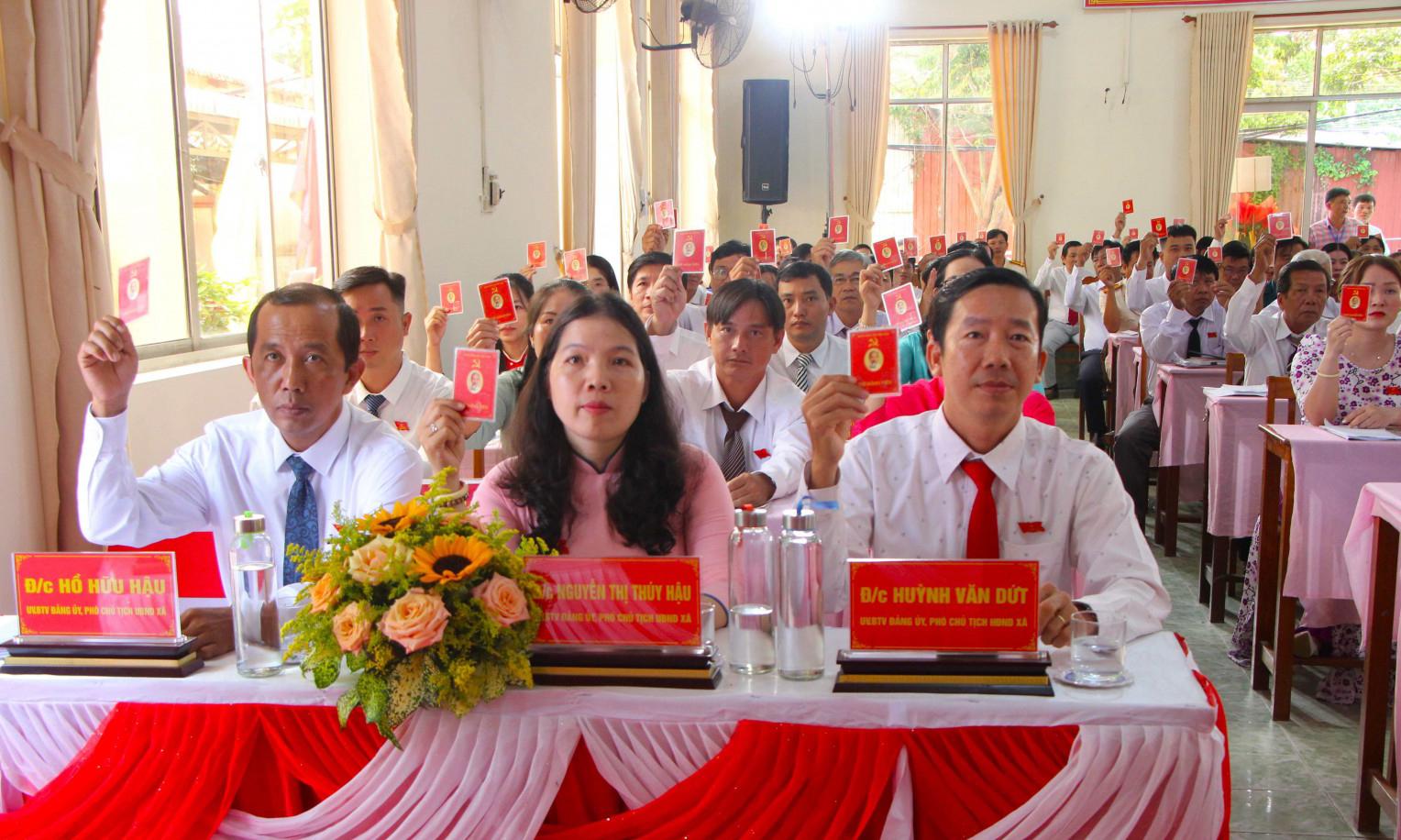 Đại hội đại biểu Đảng bộ xã Nhơn Mỹ nhiệm kỳ 2025 - 2030