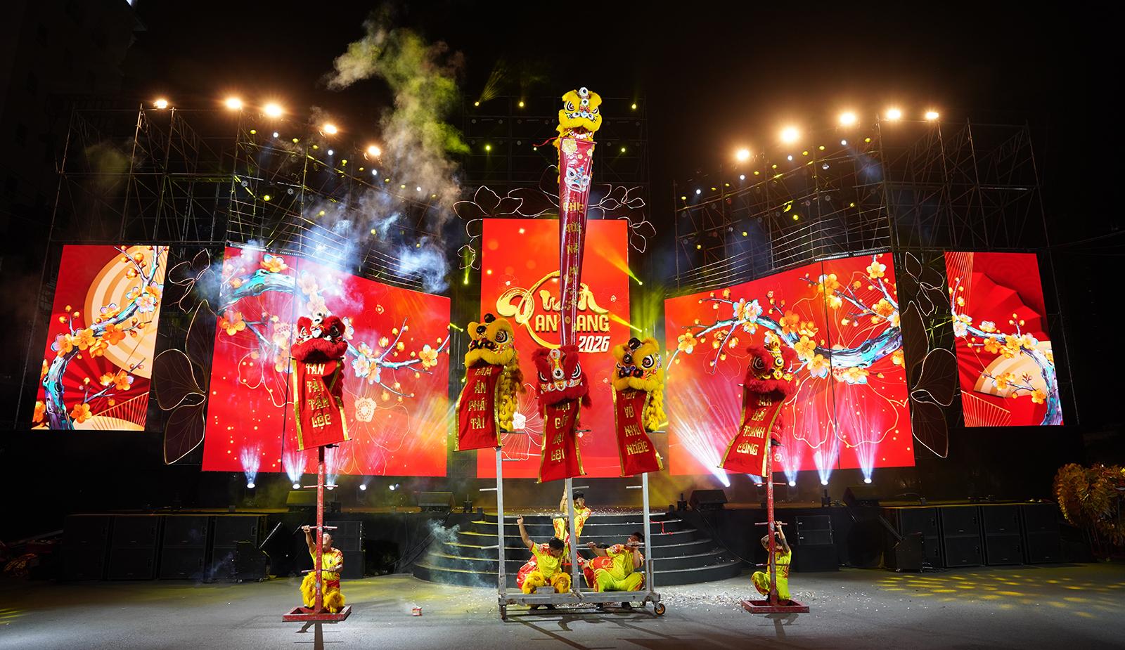 Chương trình nghệ thuật và bắn pháo hoa “Xuân An Giang 2026” chào năm mới Bính Ngọ