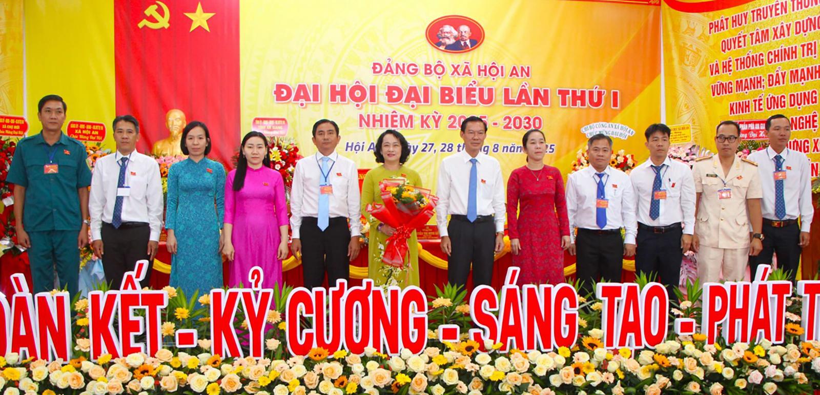 Đồng chí Nguyễn Thị Minh Kiều giữ chức Bí thư Đảng ủy xã Hội An nhiệm kỳ 2025 - 2030