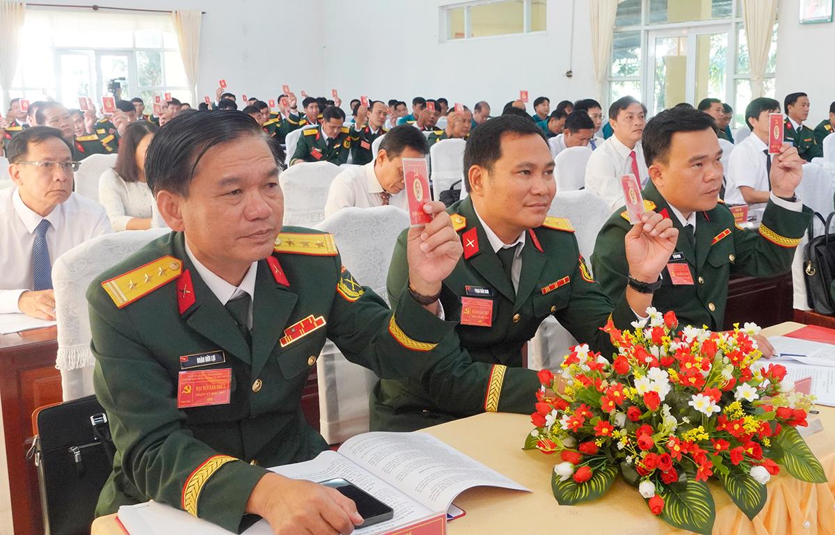 Đại hội Đảng bộ Ban Chỉ huy Phòng thủ khu vực 6