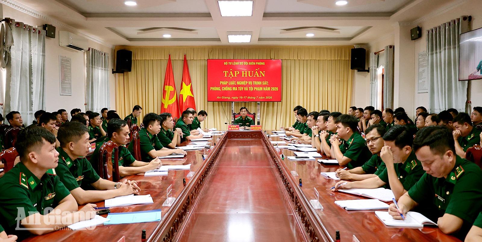Bộ đội Biên phòng tập huấn nghiệp vụ trinh sát, phòng chống ma túy năm 2026