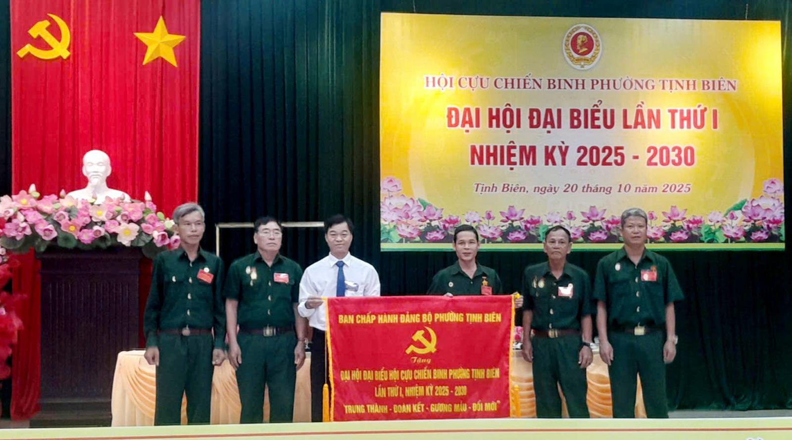 Đại hội đại biểu Cựu chiến binh phường Tịnh Biên nhiệm kỳ 2025 - 2030