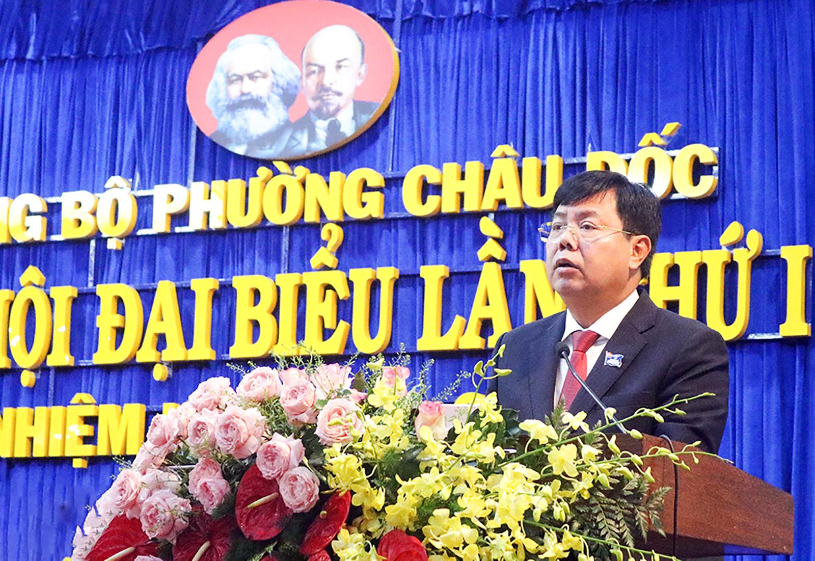 Bí thư Tỉnh ủy An Giang Nguyễn Tiến Hải: Cần phát triển vùng động lực trọng điểm Châu Đốc