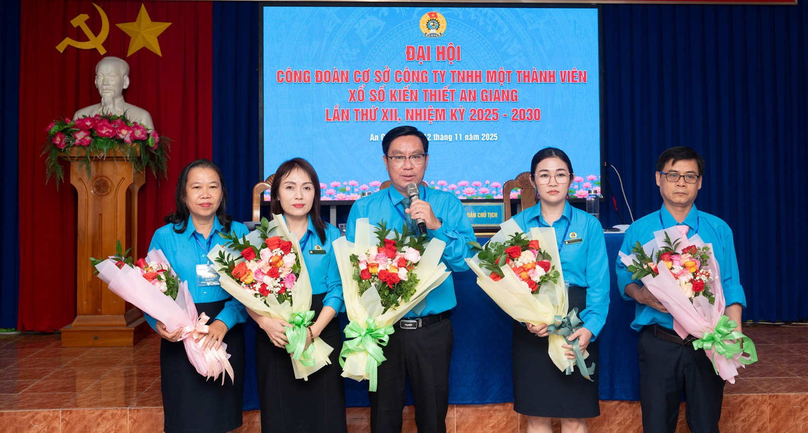 Đại hội Công đoàn cơ cở Công ty TNHH MTV Xổ số Kiến thiết An Giang nhiệm kỳ 2025 - 2030