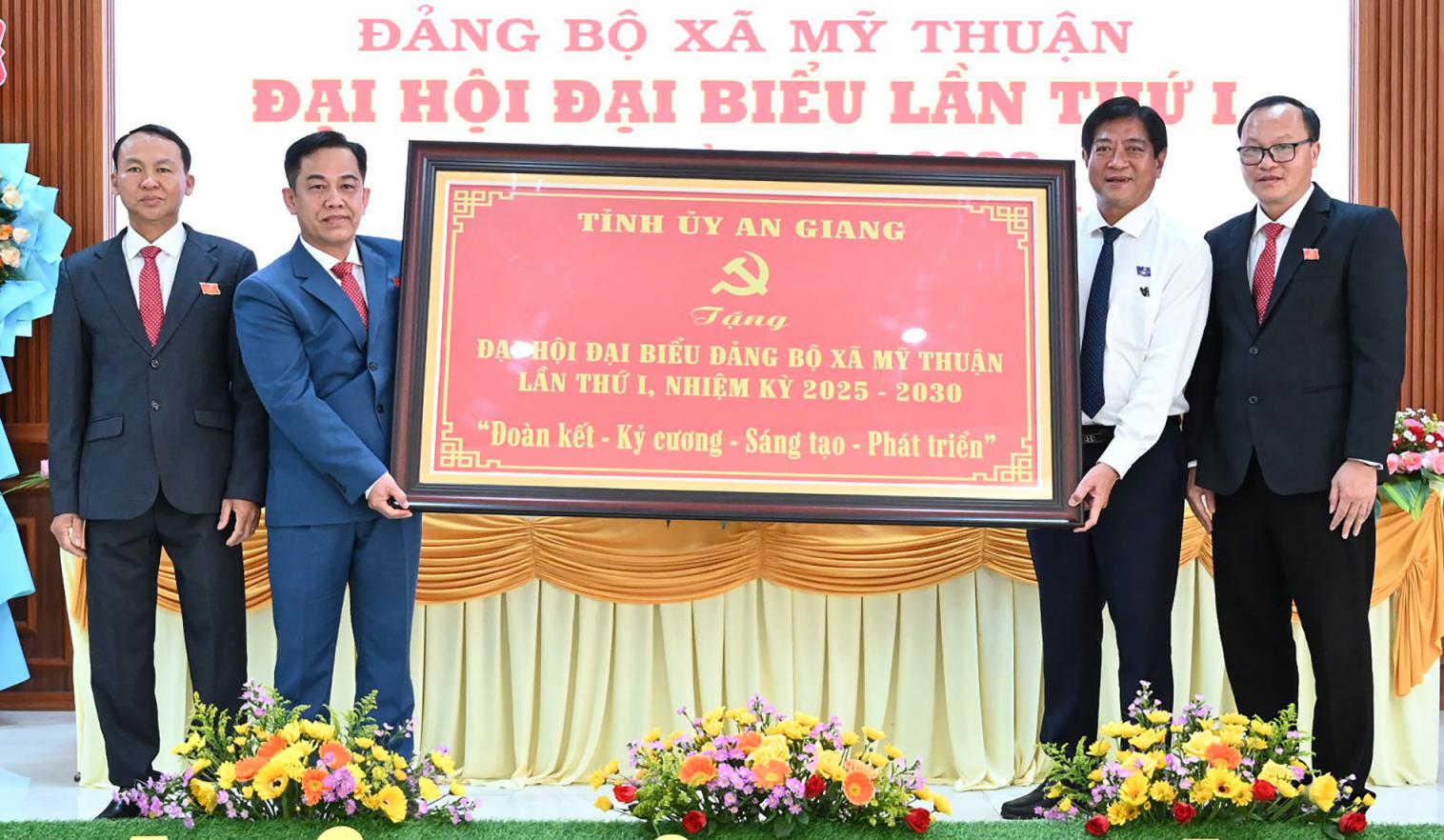Đại hội đại biểu Đảng bộ xã Mỹ Thuận, nhiệm kỳ 2025 - 2030