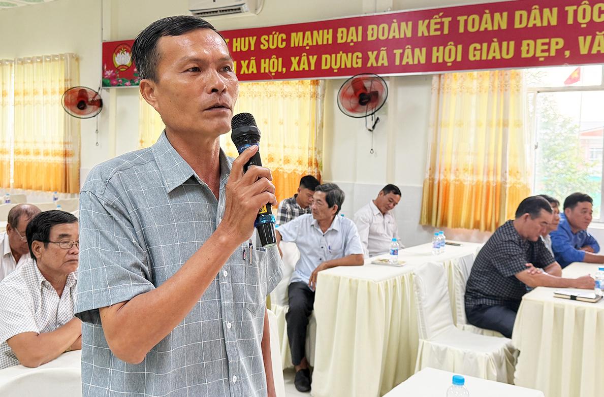 Ứng cử viên đại biểu Quốc hội, đơn vị số 5 tiếp xúc cử tri phường Vĩnh Thông và xã Tân Hội