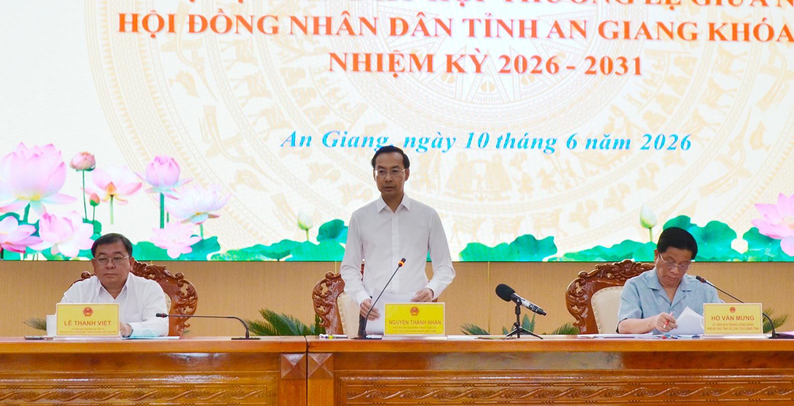 An Giang chuẩn bị kỳ họp thường lệ giữa năm 2026 HĐND tỉnh khóa XI