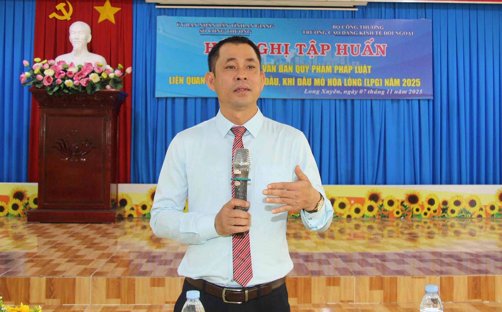 Sở Công thương tập huấn triển khai văn bản pháp luật về xăng dầu và khí dầu mỏ hóa lỏng