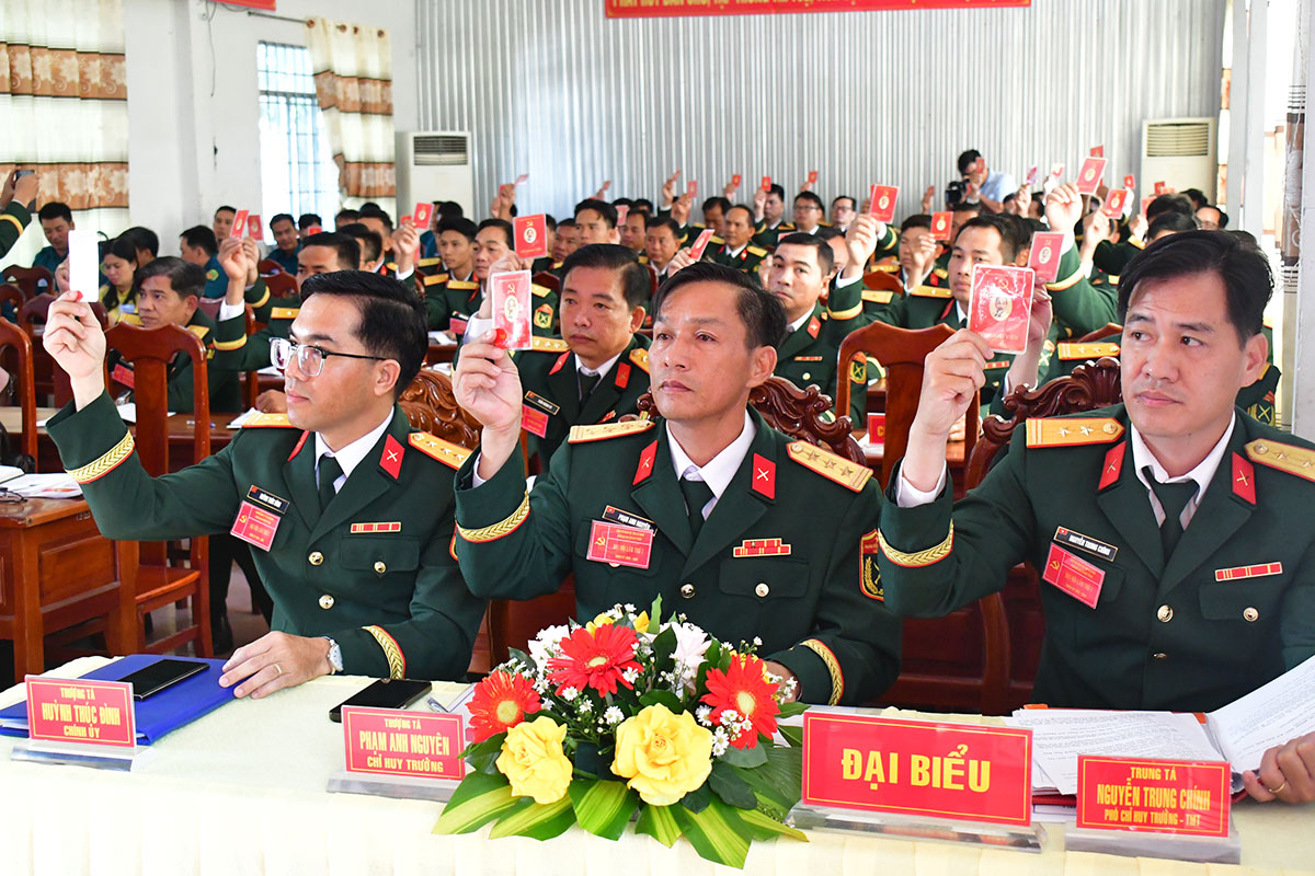 Đảng bộ Ban Chỉ huy phòng thủ Khu vực 5 đại hội lần thứ I