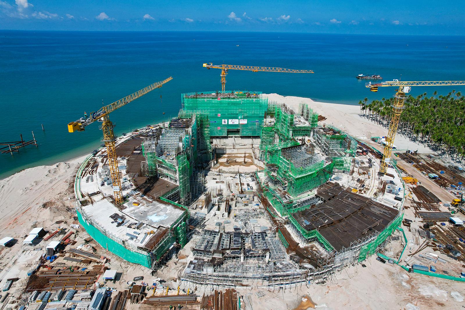 Khẩn trương thi công các dự án Trung tâm Hội nghị và Triển lãm APEC 2027