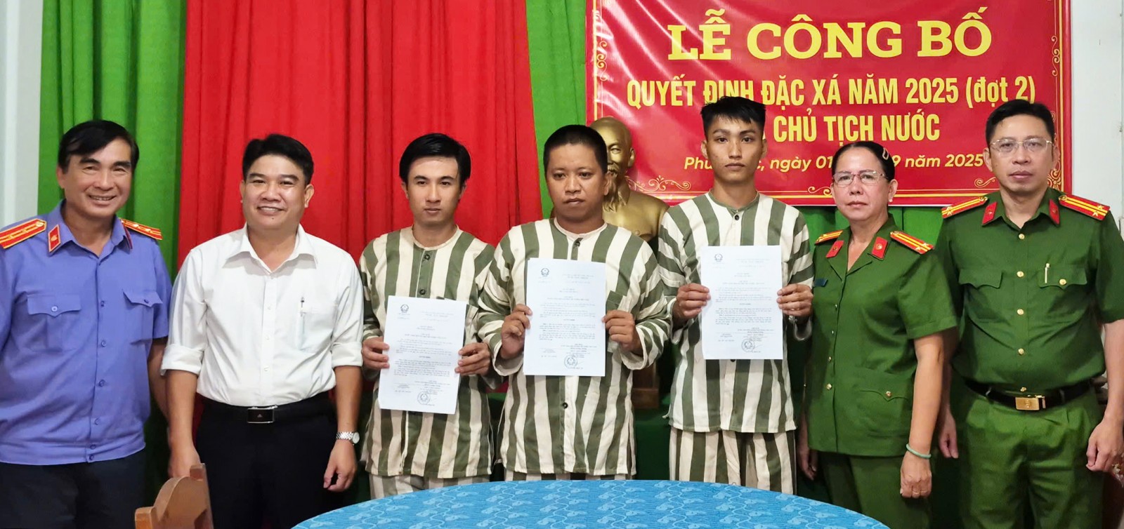 Đặc xá cho phạm nhân dịp Quốc khánh 2/9