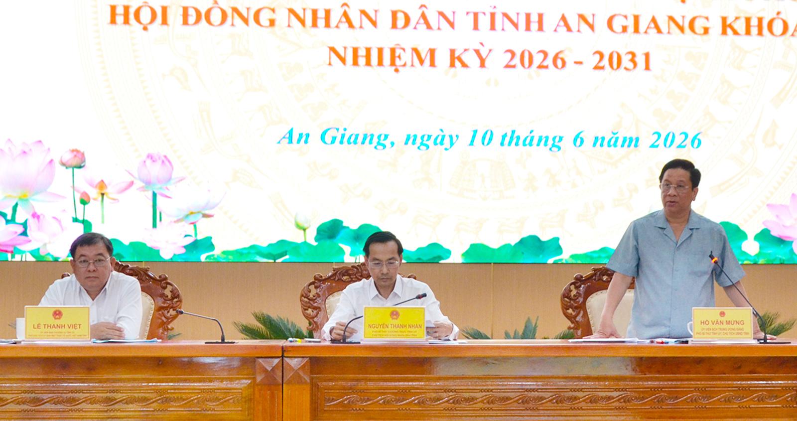 An Giang chuẩn bị kỳ họp thường lệ giữa năm 2026 HĐND tỉnh khóa XI