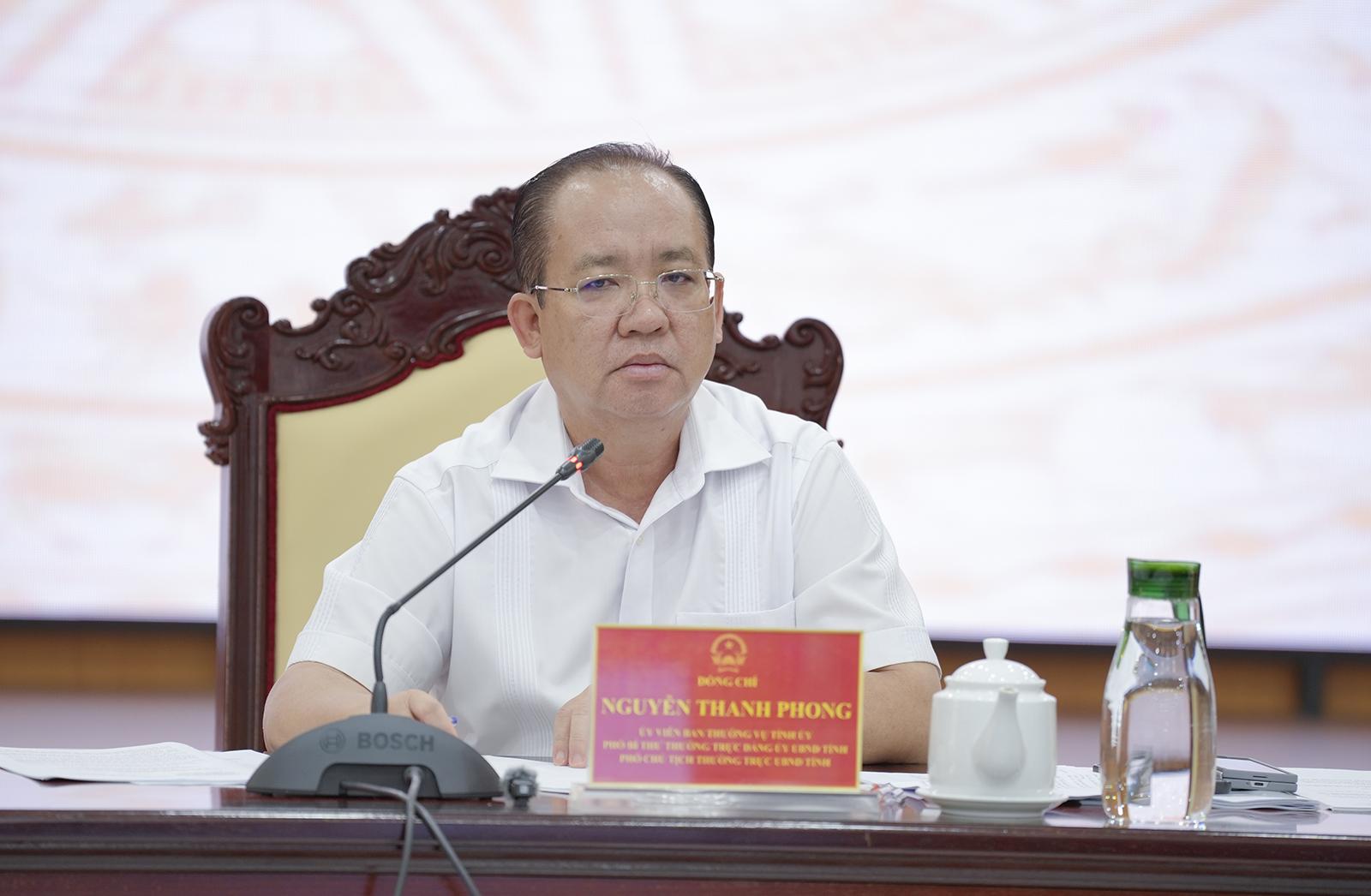 UBND tỉnh An Giang nghe báo cáo tiến độ triển khai các công trình, dự án phục vụ Hội nghị APEC 2027