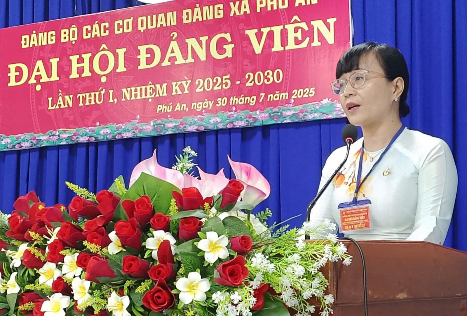 Đại hội Đảng bộ các Cơ quan Đảng xã Phú An, nhiệm kỳ 2025-2030