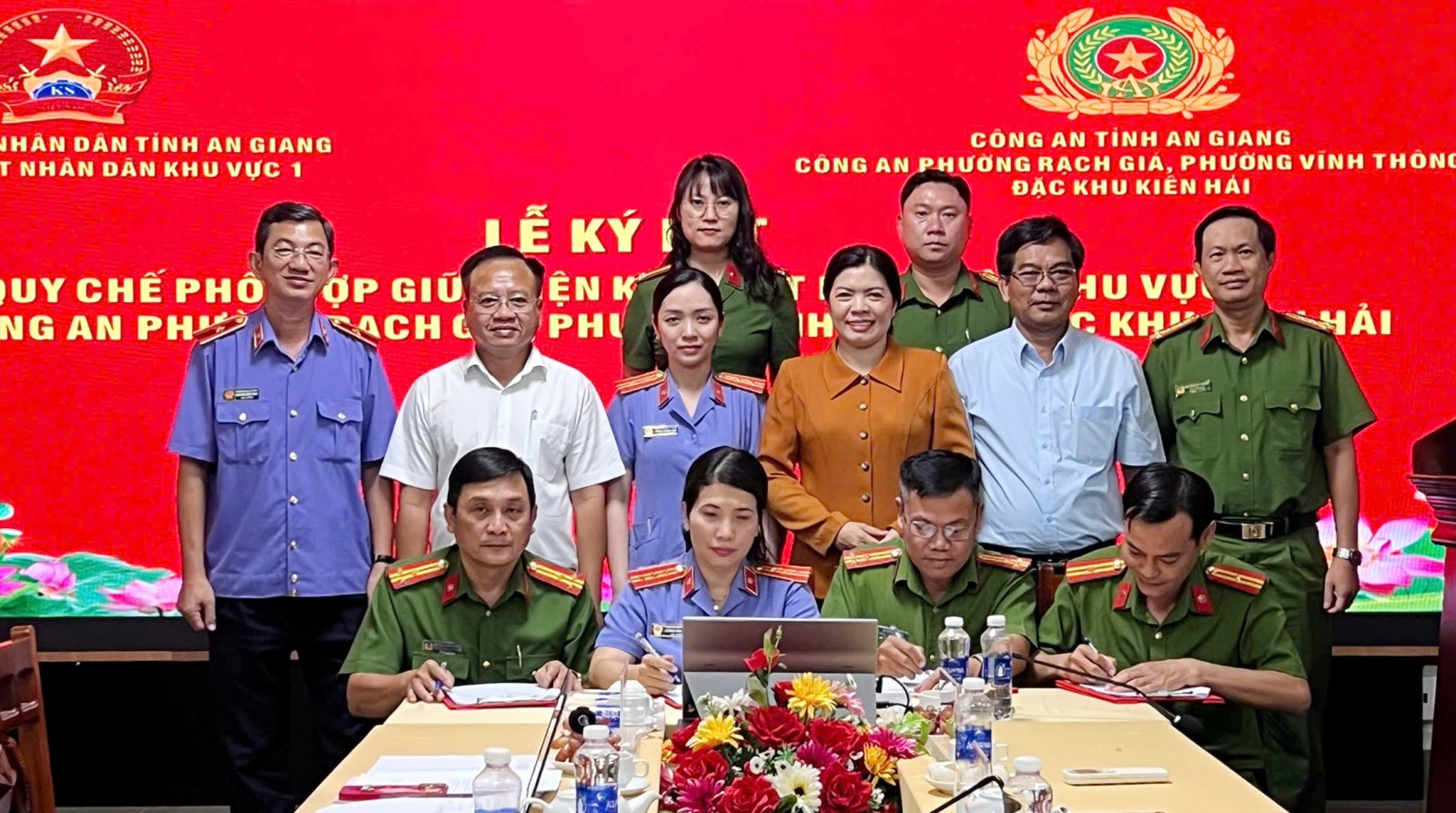 Các đơn vị ký kết Quy chế với Viện Kiểm sát nhân dân Khu vực 1