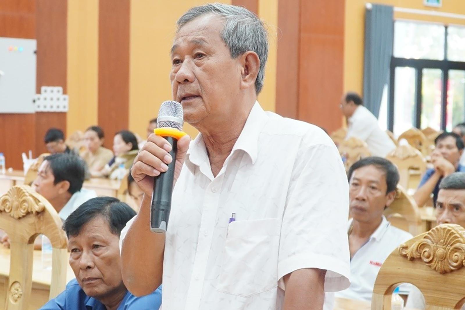 Phó Bí thư Thường trực Tỉnh ủy An Giang Nguyễn Thanh Nhàn tiếp xúc cử tri phường Hà Tiên, Tô Châu